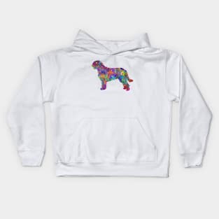 Otterhound Dog watercolor Kids Hoodie